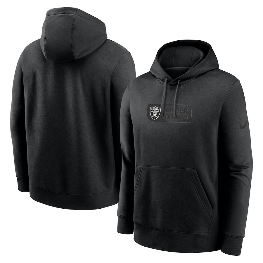 Men las vegas raiders black style #4 2024 NFL hoodie